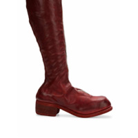 Guidi zip front boots - Vermelho