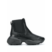 Hogan Ankle boot com solado chunky - Preto