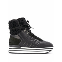 Hogan Bota com logo - Preto