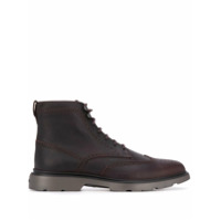 Hogan lace-up ankle boots - Marrom