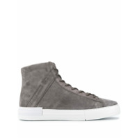 Hogan Tênis cano alto de camurça - Cinza