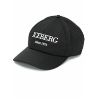 Iceberg Boné com logo bordado - Preto