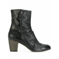 Ink Ankle boot de couro - NERO