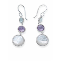 IPPOLITA Par de brincos em prata - SILVER