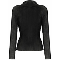 Issey Miyake Blusa gola alta - Preto