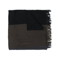 Issey Miyake Echarpe plissada - Preto
