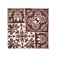 Jejia tile-print two-tone scarf - Neutro