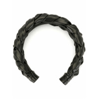 Jennifer Behr braided hairband - Preto