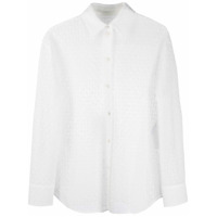 Jil Sander Camisa com renda - Branco