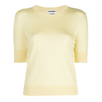 Jil Sander Camiseta de cashmere - Amarelo