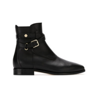 Jimmy Choo Bota 'Michel' de couro - BLACK