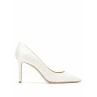 Jimmy Choo ROMY 85 - WHITE/SILVER