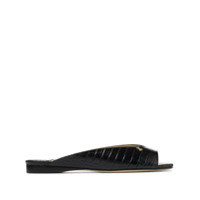 Jimmy Choo Sandália flat Jynx - Preto