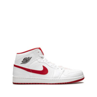 Jordan Tênis Air Jordan 1 Mid - Branco
