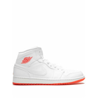 Jordan Tênis cano médio Air Jordan 1 - Branco