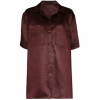 Joseph Camisa Brani de linho - Vermelho