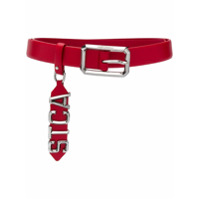 Just Cavalli STCA logo belt - Vermelho