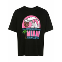 Just Don Camiseta com estampa Miami - Preto
