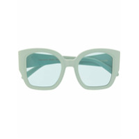 Karen Walker Óculos de sol xadrez - Azul