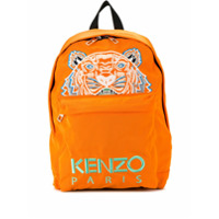Kenzo Clutch com bordado de tigre - Laranja