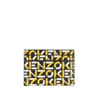 Kenzo logo-embossed cardholder - Preto