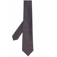Kiton floral-pattern pointed tie - Marrom