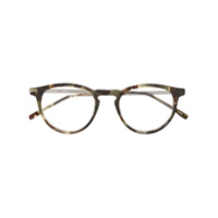 Lacoste round frame glasses - Marrom