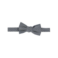 LANVIN geometric silk bow tie - Azul