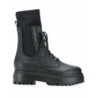 Le Silla Ankle boot Ranger de couro - Preto