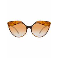 Linda Farrow Óculos de sol gatinho - Marrom