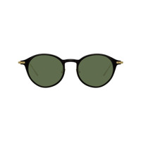 Linda Farrow Óculos de sol oval - Preto