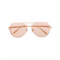 Linda Farrow tinted aviator sunglasses - Rosa