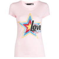 Love Moschino Camiseta Love rosa
