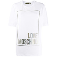 Love Moschino Camiseta oversized - Branco