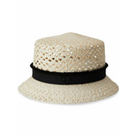 Maison Michel Arsene woven straw hat - Neutro