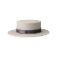 Maison Michel canotier hat - Neutro