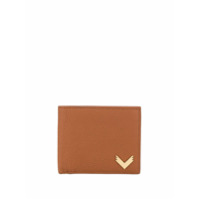 Manokhi Carteira com logo - Marrom