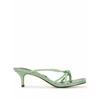 Mara & Mine Sandália com detalhe de nó - Verde