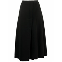 Marni asymmetric pleated midi-skirt - Preto