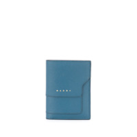 Marni bi-fold logo wallet - Azul