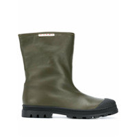 Marni Bota de couro - Verde