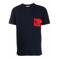 Marni Camiseta com estampa gráfica - Azul