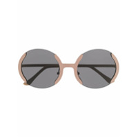 Marni Eyewear Óculos de sol redondo - Rosa