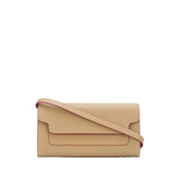 Marni logo print wallet - Neutro