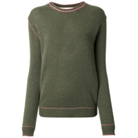 Marni Suéter com costura contrastante - Verde
