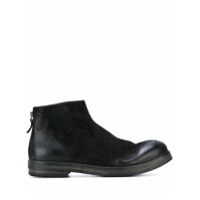 Marsèll Bota de couro com zíper - Preto