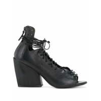 Marsèll Bota 'Mostro' de couro - Preto