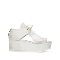 Marsèll Sandália de couro - Branco