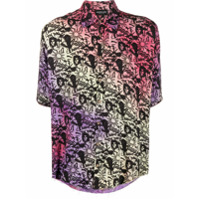 Mauna Kea Camisa Hawaiian tie-dye - Rosa