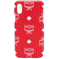 MCM Capa para smartphone com logo - Vermelho